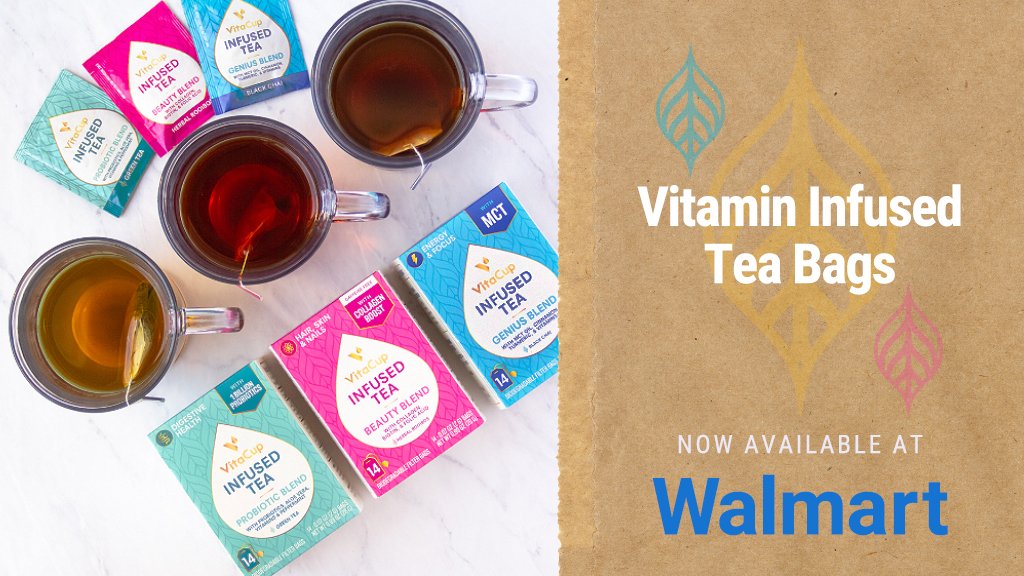 VitaCup Teas Now Available at Walmart