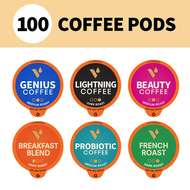 Coffee Pods 100 ct Variety Pack